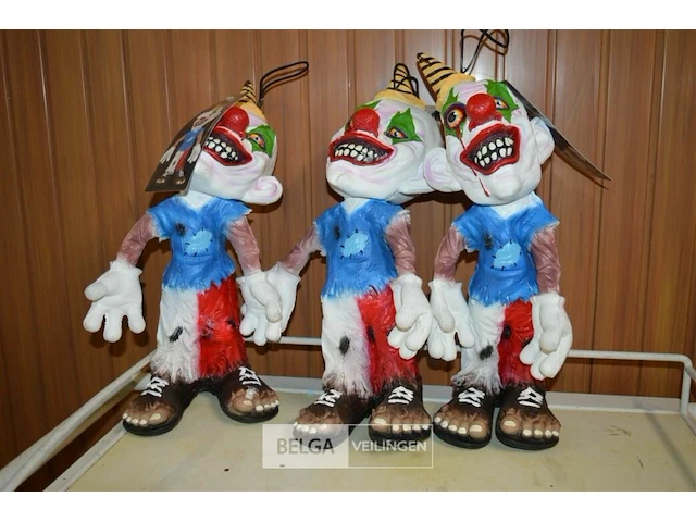 3 clowns halloween - afbeelding 1 van  3