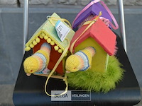 3 deco vogelhuisjes - afbeelding 1 van  3