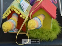 3 deco vogelhuisjes - afbeelding 2 van  3