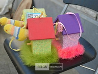 3 deco vogelhuisjes - afbeelding 3 van  3