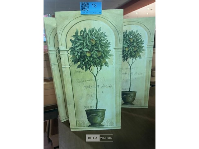 3 decoratie kunstwerkjes - afbeelding 1 van  2