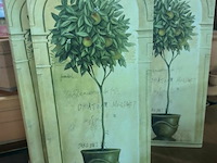 3 decoratie kunstwerkjes