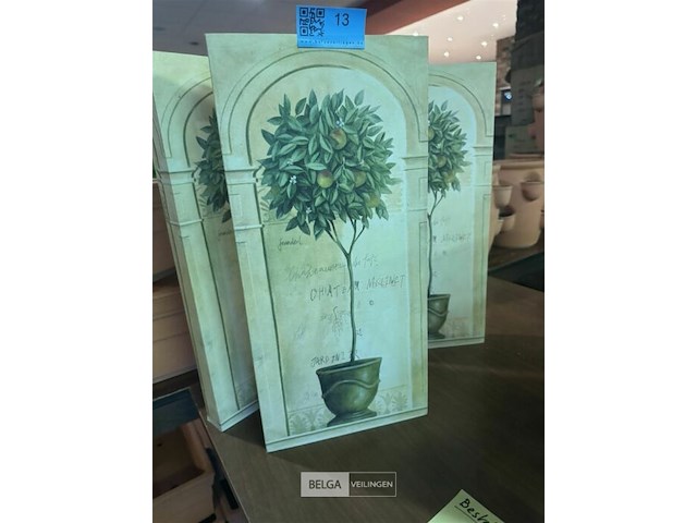 3 decoratie kunstwerkjes - afbeelding 2 van  2