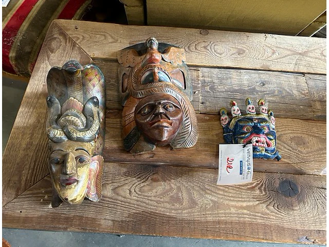 3 decoratiemaskers - afbeelding 1 van  5