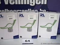 3 decoratieve led tafellampen rl bronto - afbeelding 1 van  2