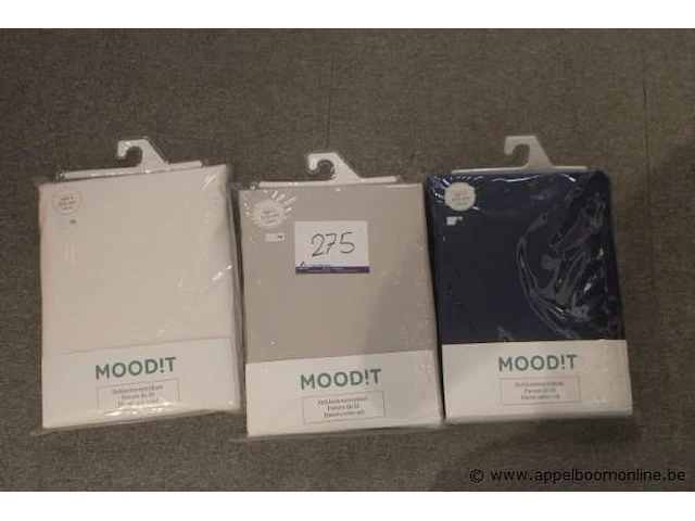 3 dekbedovertrekken 240x220 moodit - afbeelding 1 van  2