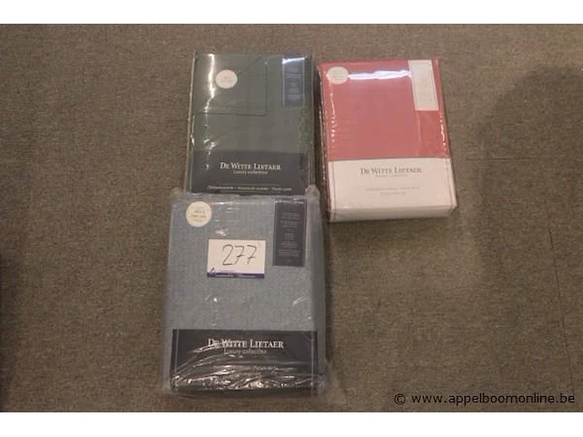 3 dekbedovertrekken de witte lietaer wo 260x240 - afbeelding 1 van  4
