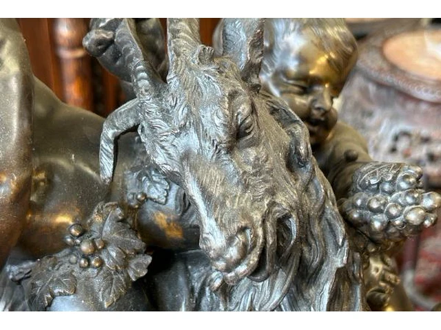 3-delig schouwgarnituur denière ft de bronzes - afbeelding 13 van  24