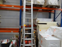3-delige alu ladder solide - afbeelding 1 van  8