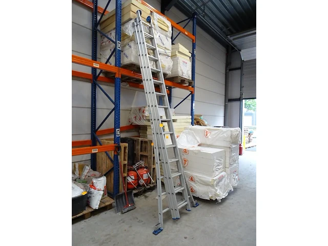 3-delige alu ladder solide - afbeelding 2 van  8