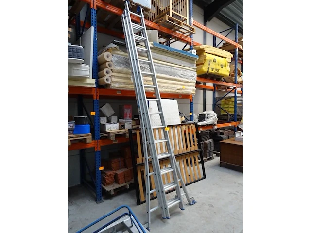 3-delige alu ladder solide - afbeelding 2 van  9