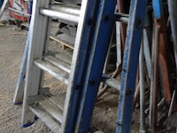 3-delige alu ladder solide - afbeelding 2 van  3
