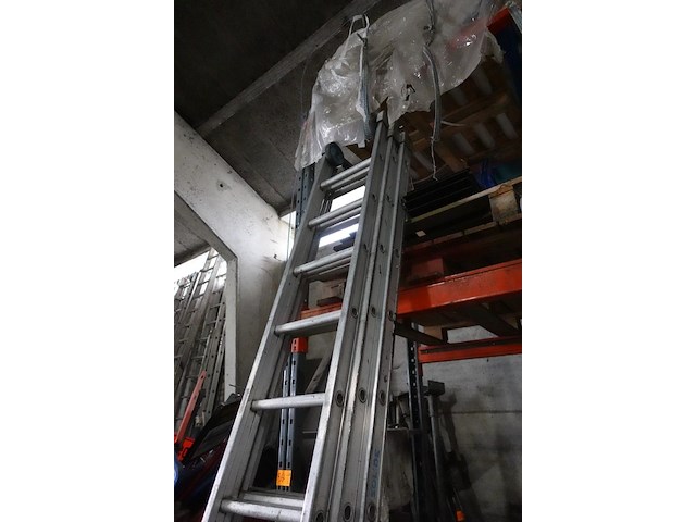 3-delige alu ladder solide - afbeelding 3 van  3