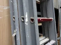 3-delige alu ladder - afbeelding 2 van  2