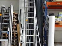 3-delige alu ladder - afbeelding 1 van  4