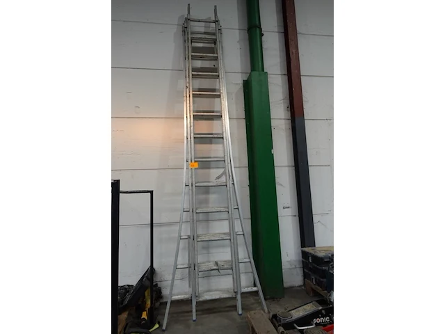 3-delige alu ladder - afbeelding 1 van  3