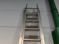 3-delige alu ladder - afbeelding 3 van  3
