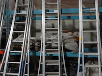 3-delige alu ladder - afbeelding 1 van  3