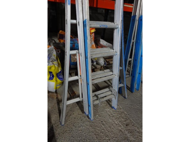 3-delige alu ladder - afbeelding 2 van  3