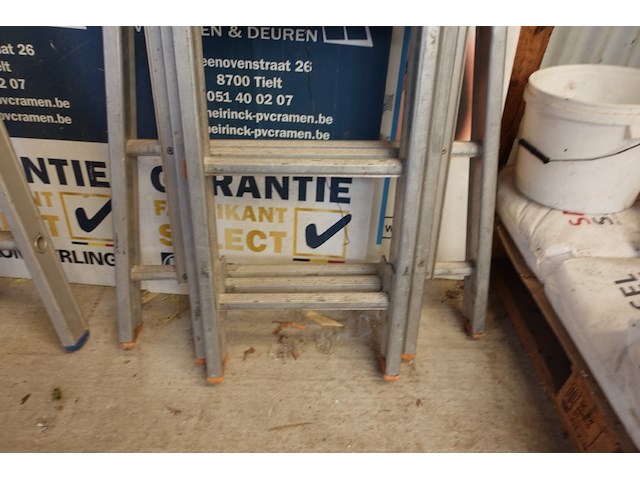 3-delige alu ladder - afbeelding 2 van  3