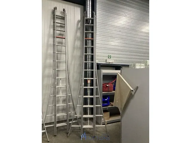 3-delige alu schuifladder altrex - afbeelding 1 van  3