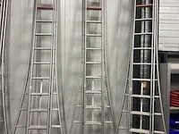 3-delige alu schuifladder altrex