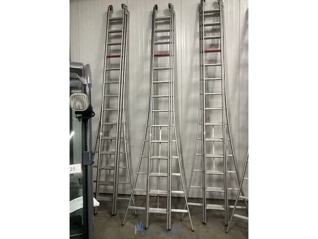 3-delige alu schuifladder altrex - afbeelding 1 van  3