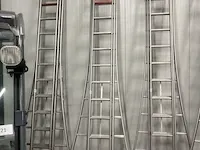3-delige alu schuifladder altrex