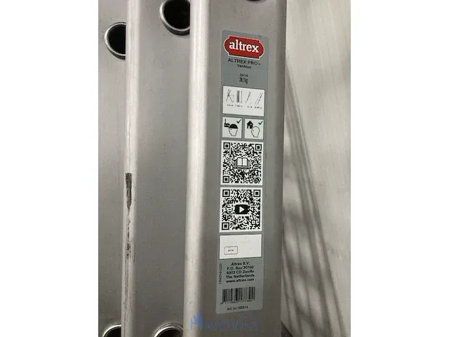 3-delige alu schuifladder altrex - afbeelding 3 van  3