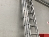 3-delige alu schuifladder petry - afbeelding 3 van  4