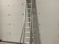 3-delige alu trapladder - afbeelding 2 van  2