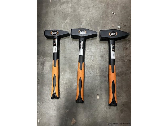 3 delige bankhamer set 1, 1,5 en 2 kg - afbeelding 1 van  5