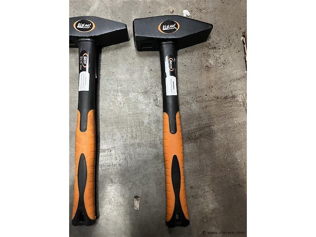 3 delige bankhamer set 1, 1,5 en 2 kg - afbeelding 4 van  5