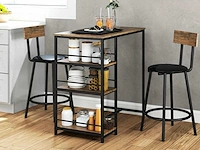 3-delige barset met bartafel en 2 stoelen - afbeelding 1 van  14