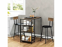 3-delige barset met bartafel en 2 stoelen - afbeelding 14 van  14