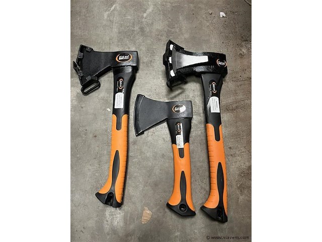 3 delige bijlen set, 500, 600 en 1000 gram - afbeelding 1 van  5