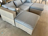 3-delige hoekbank loungeset 5 personen - afbeelding 2 van  8