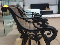 3-delige houten tuinbank set - afbeelding 3 van  6