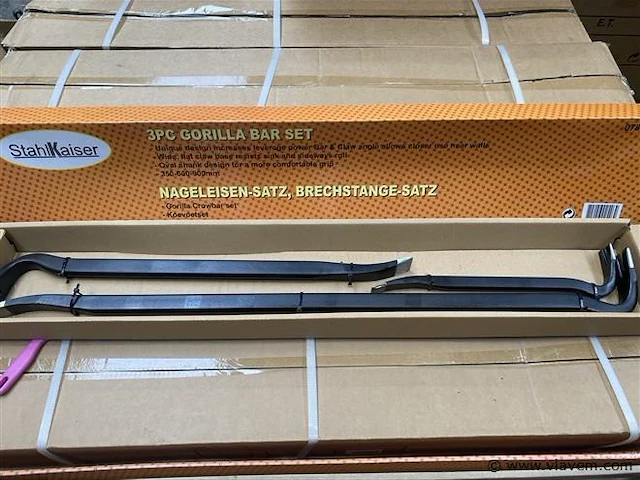 3 delige koevoet set 350, 600 en 900 mm - afbeelding 1 van  4