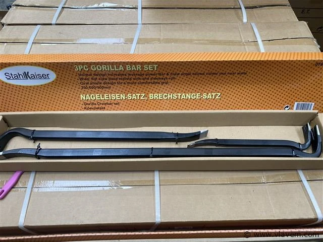 3 delige koevoet set 350, 600 en 900 mm - afbeelding 1 van  4