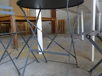 3-delige metalen bistro-set - afbeelding 2 van  4