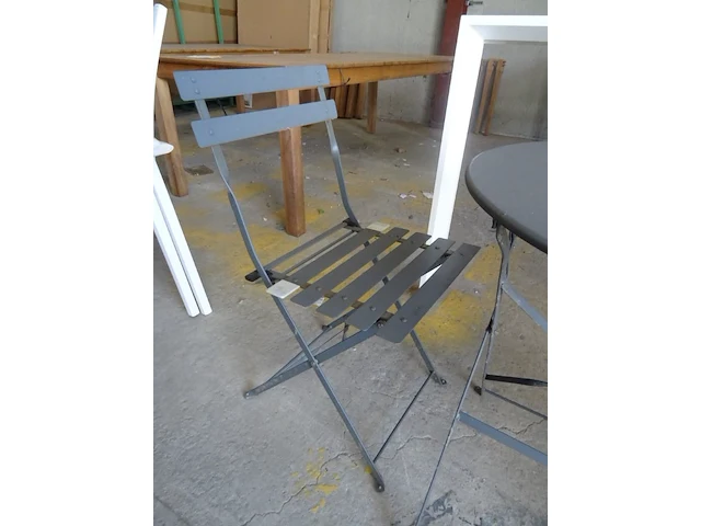 3-delige metalen bistro-set - afbeelding 4 van  4