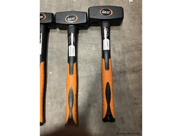 3 delige moker set 1, 1,5 en 2 kg - afbeelding 3 van  5