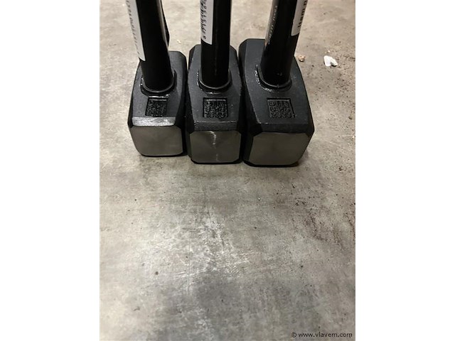 3 delige moker set 1, 1,5 en 2 kg - afbeelding 5 van  5