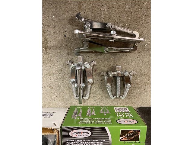 3 delige poelietrekkerset 80, 100 en 150mm - afbeelding 1 van  3