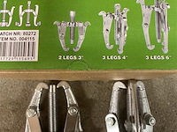 3 delige poelietrekkerset 80, 100 en 150mm - afbeelding 2 van  3