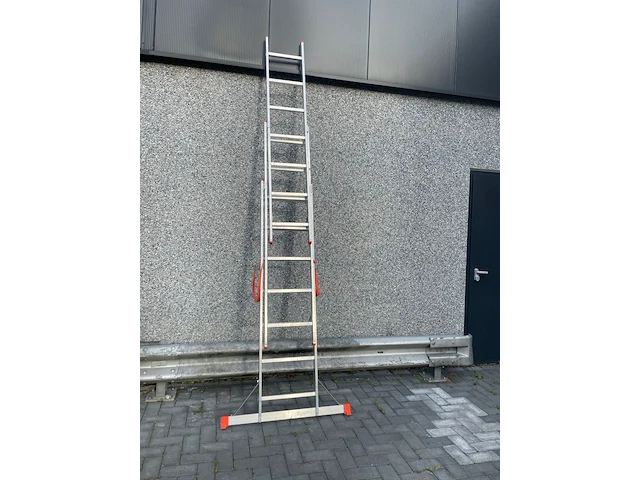 3-delige reformladder 3x7 tüv-aluminium - afbeelding 1 van  3