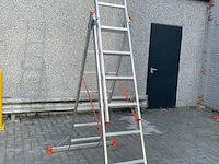 3-delige reformladder 3x7 tüv-aluminium - afbeelding 3 van  3