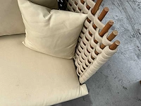 3-delige teakhouten loungeset liv•out - afbeelding 5 van  6
