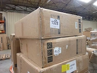 3-delige tuinset - tafel + 2 stoelen - zwart (x2) - afbeelding 8 van  11